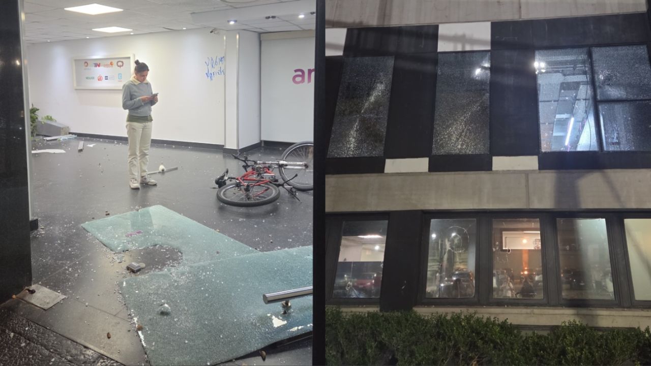 Arrestaron a un hombre por los daños causados en la sede de El Trece y TN.