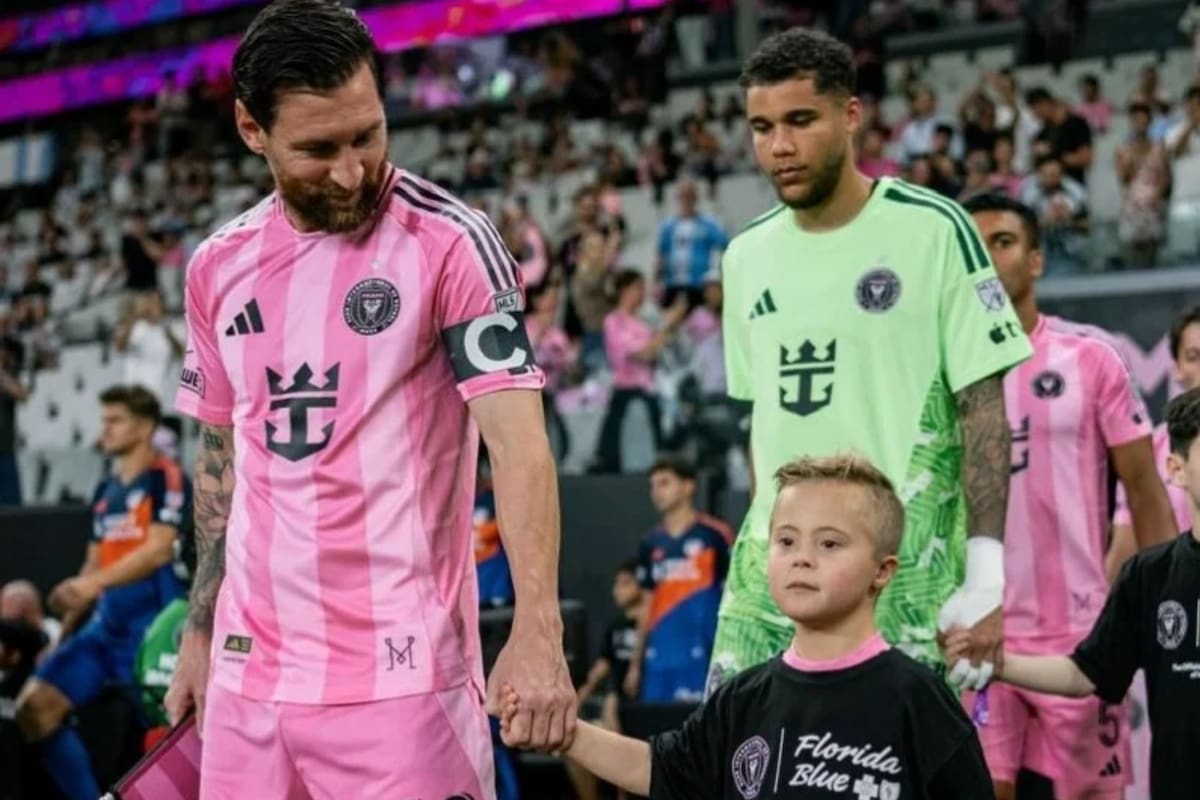 Inter Miami empató con Cincinnati y Messi protagonizó un momento con un niño en cancha