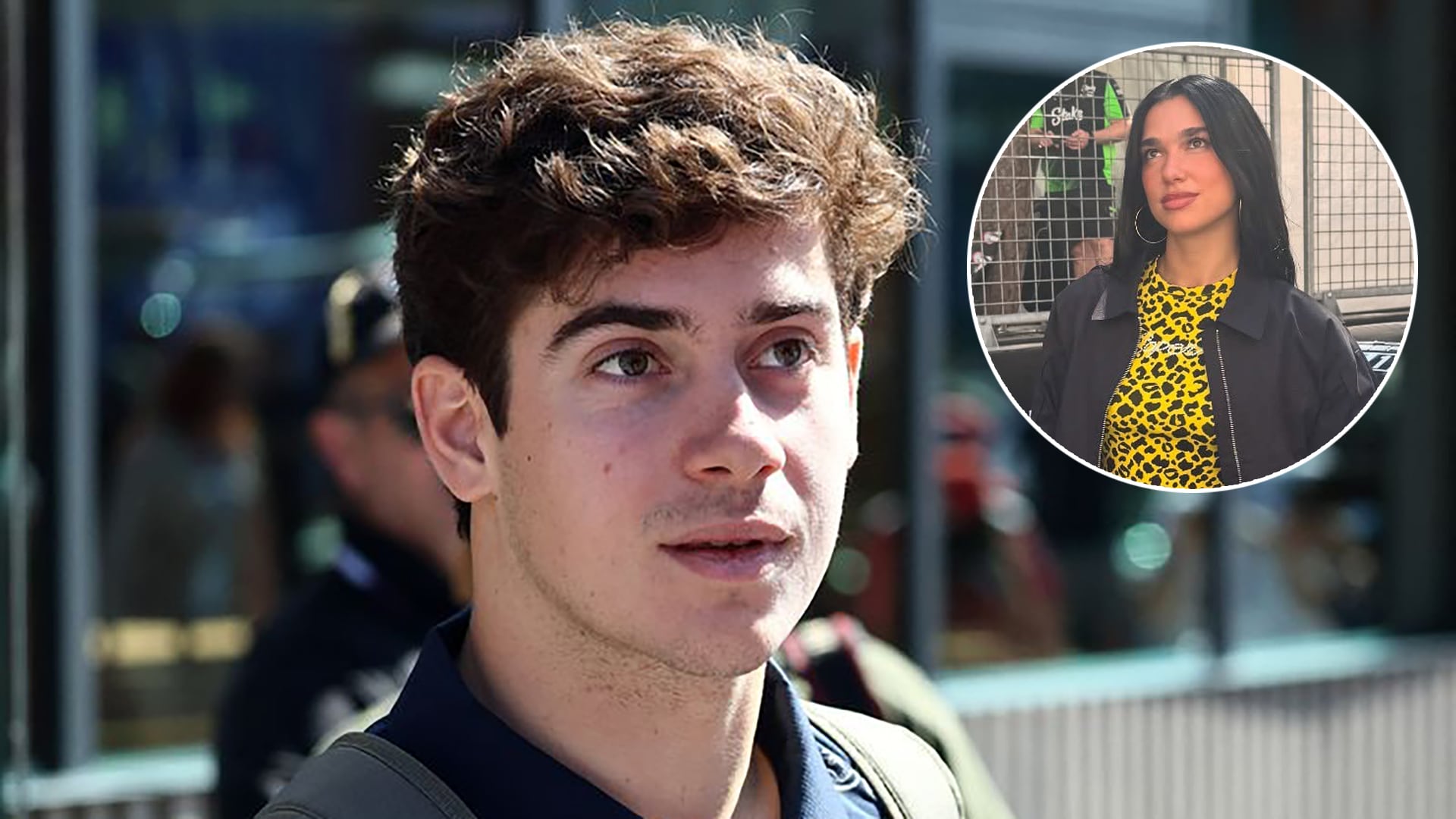  reacción de Colapinto ante la visita de Dua Lipa al Gran Premio de Mónaco de la F1 que se volvió viral