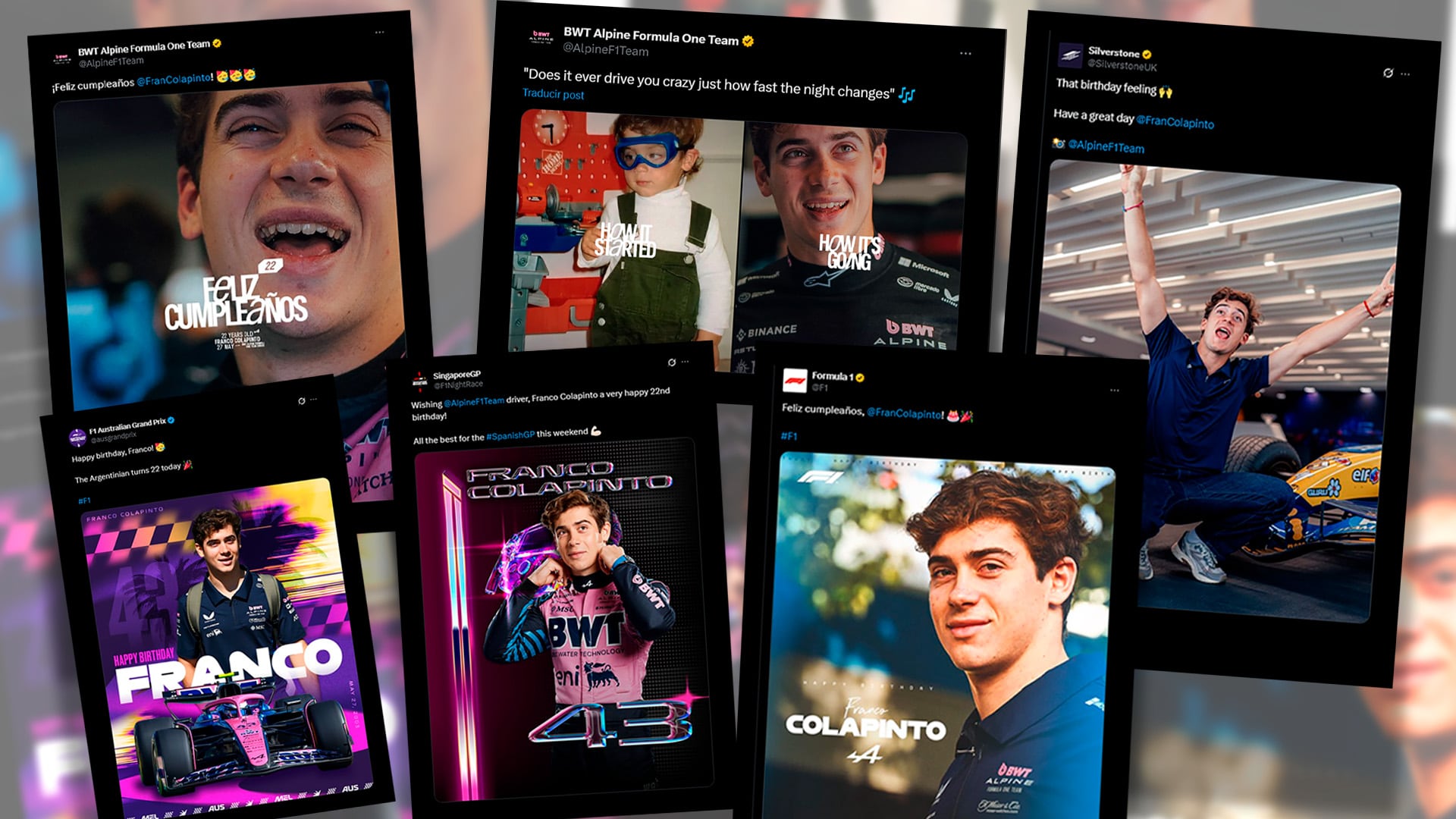 Colapinto Celebra su Cumpleaños: Saludos y Recuerdos Inolvidables